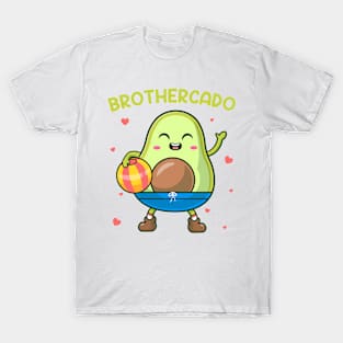 Brothercado Pregnancy Announcement Girl Gift For Men Father day T-Shirt